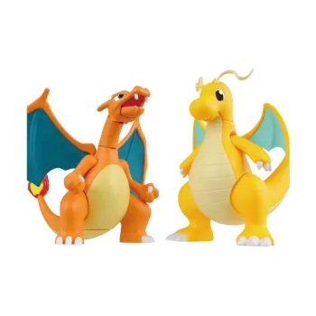BANDAI Pokémon Evolution Line, Charizard+Dragonite Model Kits
