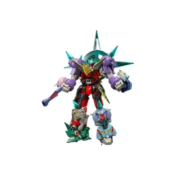GSC THE Fitted Tengen Toppa Gurren Lagann Red Lotus Shell Infinite Fitted Red Lotus Shell Assembled Models 24cm