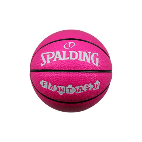 SPALDING Small Ball Collection PU Basketball Neon Pink Size 1 Indoor Outdoor Universal Kids'