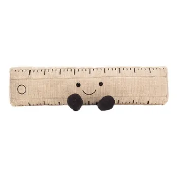 JELLYCAT Smart Stationery Ruler Plush Toy