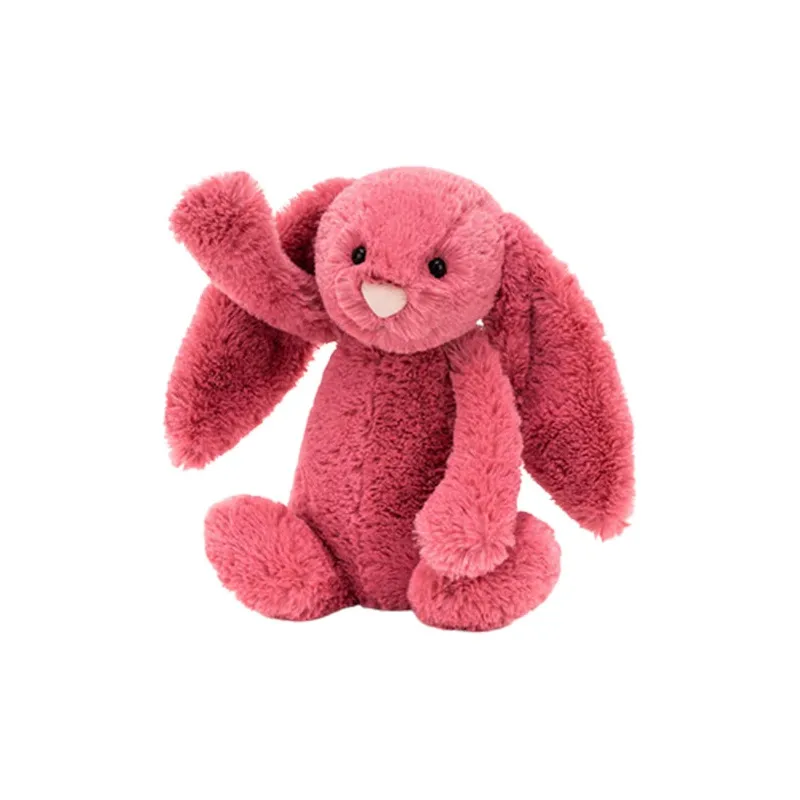 JELLYCAT Bashful Cerise Bunny Plush Toy-1