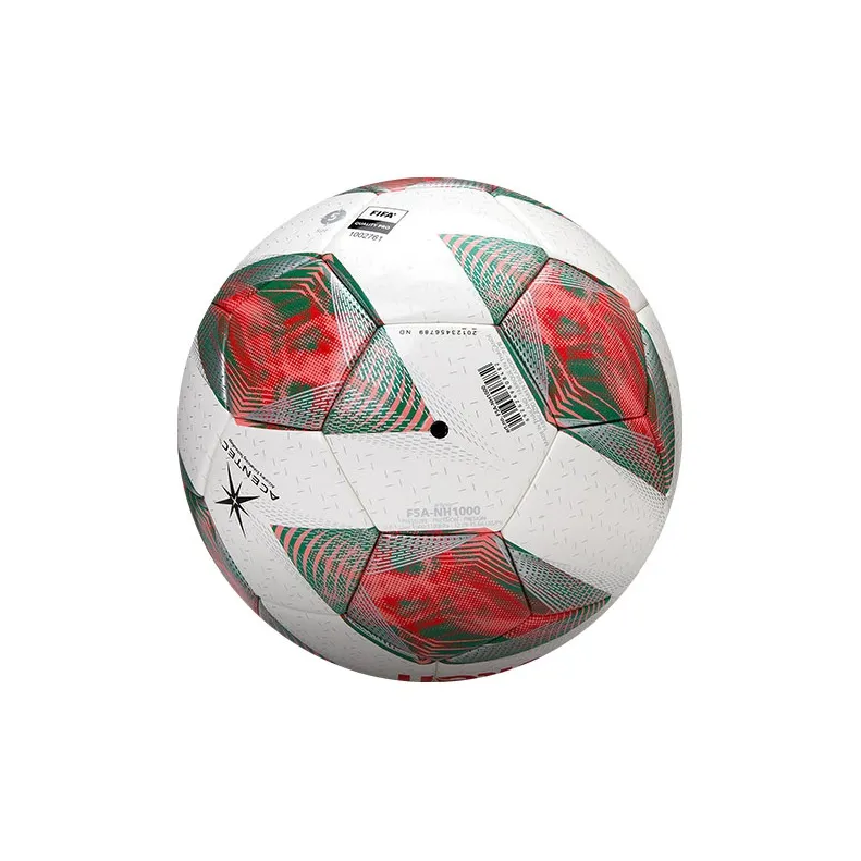 Molten Size 5 Ball Soccer PU Seamless Thermal bonding Unisex Red White-3