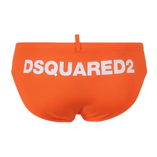 DSQUARED 2 Swimming Shorts Men Orange