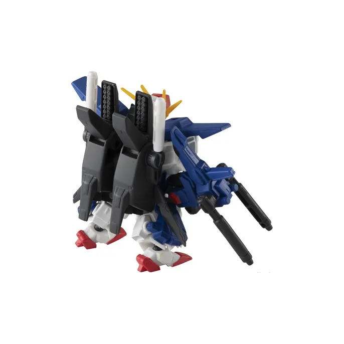 BANDAI MSE EX Edition Mobile Suit Gundam Full Armor Type ZZ Gundam Model Kits 6.5cm-3