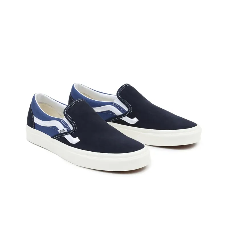 Vans Classic Slip On 'Sidestripe Navy'-2
