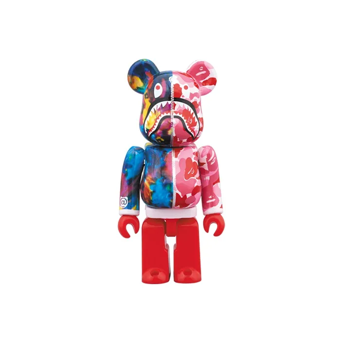BE@RBRICK X Bape X Mika Ninagawa Shark Pink-1