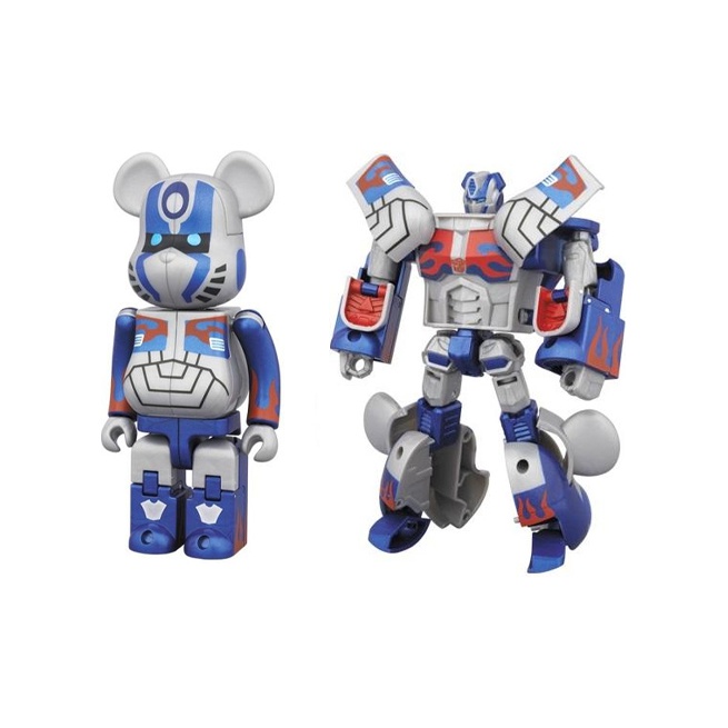 BE@RBRICK X Transformers Optimus Prime Age Of Extinction Ver. Grey/Blue -  POIZON