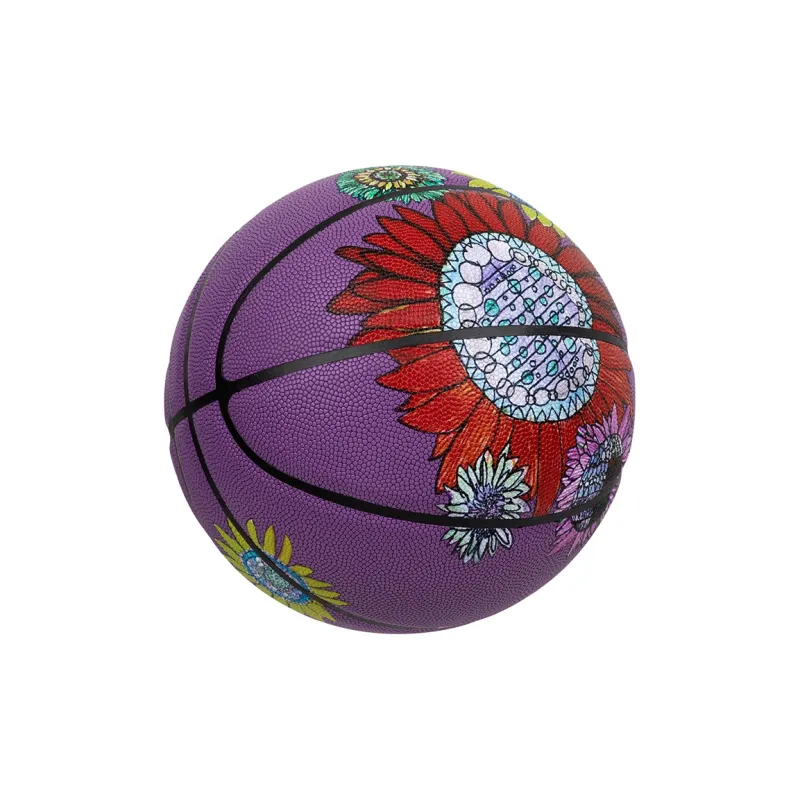 JRs x CAIHONGBI PU Basketball Purple Size 7 Training Unisex-2