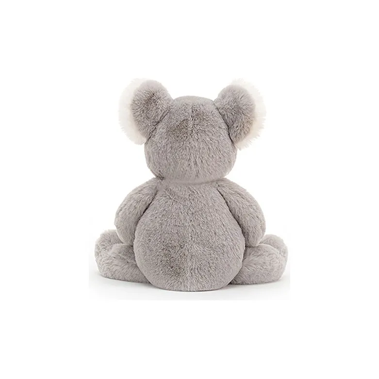 JELLYCAT Jungle Animal Collection SCRUMPTIOUS Benjamin Tree Kangaroo Gray Dolls Plush Doll 24cm Height-2