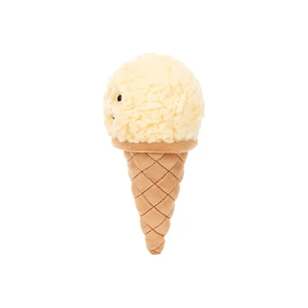JELLYCAT Fun Food Collection Enchanting Vanilla Ice Cream Dolls Plush Doll 18CM High-2