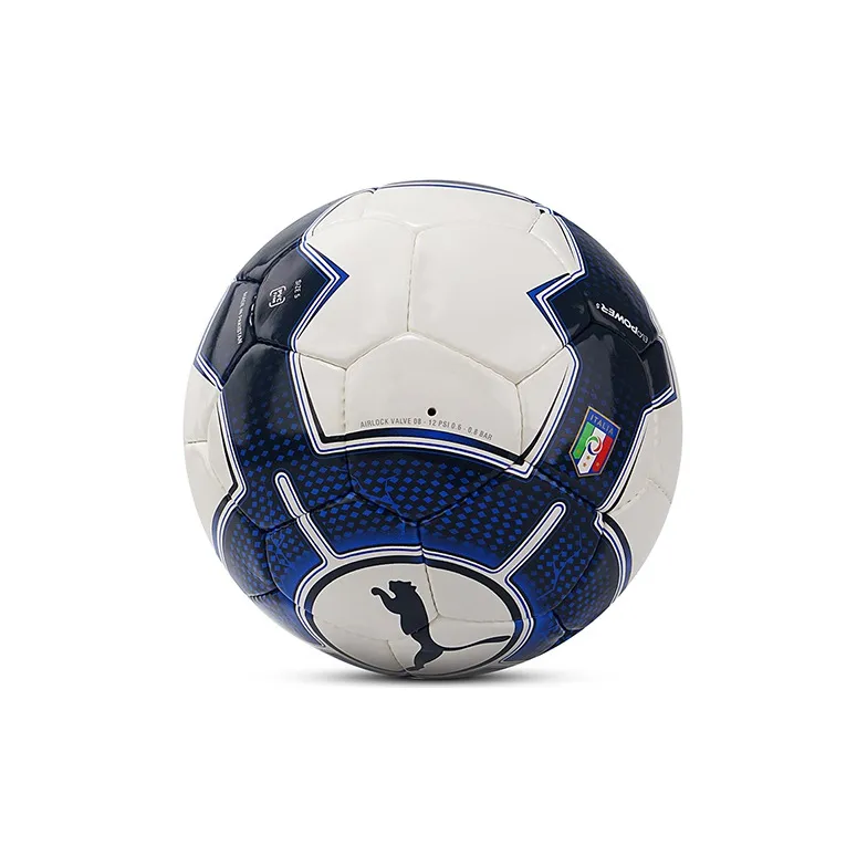 PUMA Size 5 Soccer PU Hand-Stitched Soccer Ball Unisex White Blue Black-4