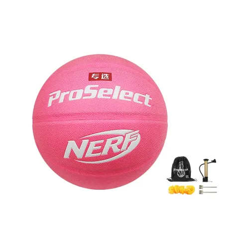 ProSelect x NERF PU Basketball Pink Size 7 Training Unisex