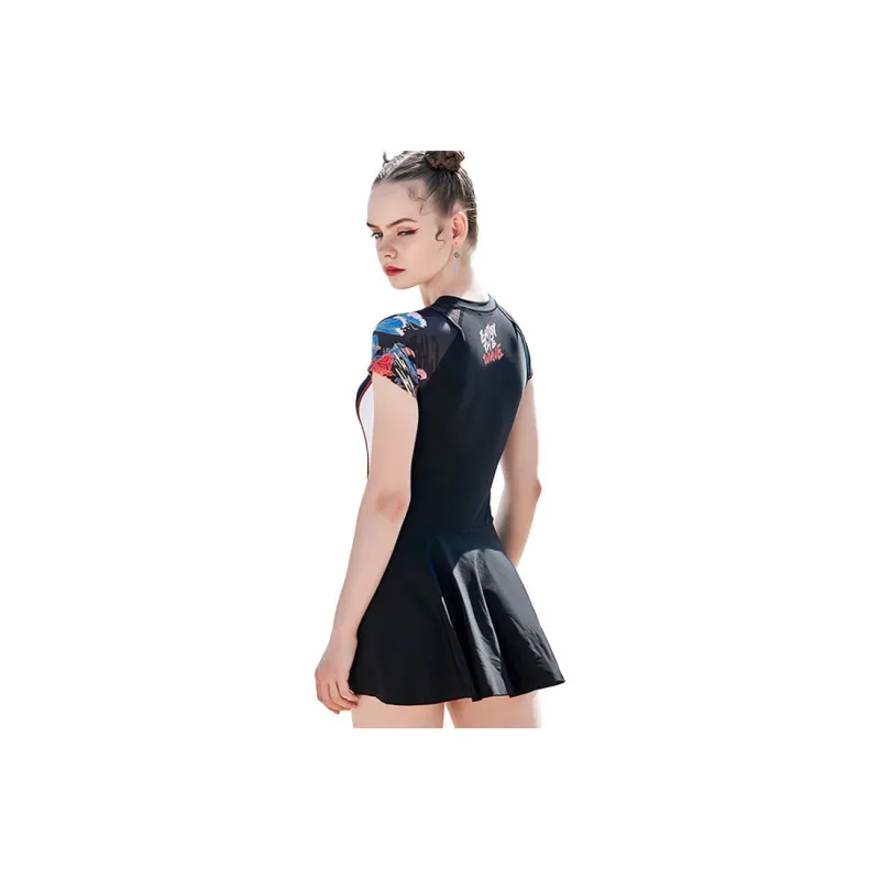 ZOKE One-piece Swimsuit Women's Black-2