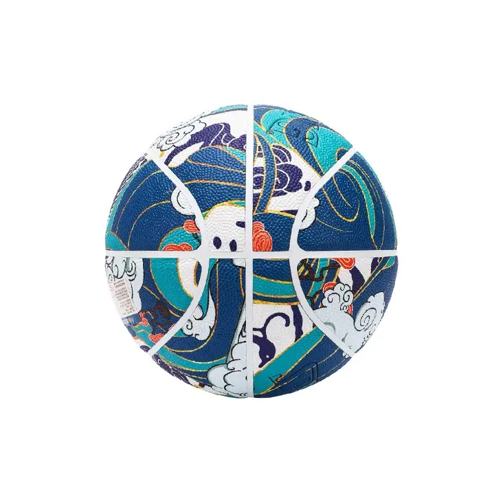 SPALDING Graffiti PU Basketball Blue Size 7 Training Unisex-2