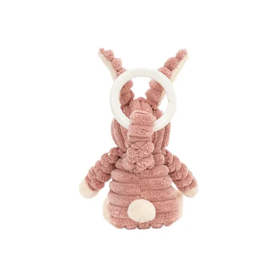 JELLYCAT Bunny Collection Corduroy Rabbit Charm Ring Dolls Plush Doll 15cm High-4