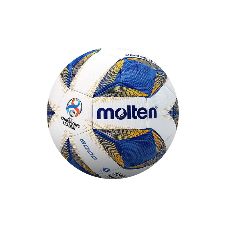 Molten Size 5 Soccer PU Seamless Thermal bonding Unisex Blue White-1