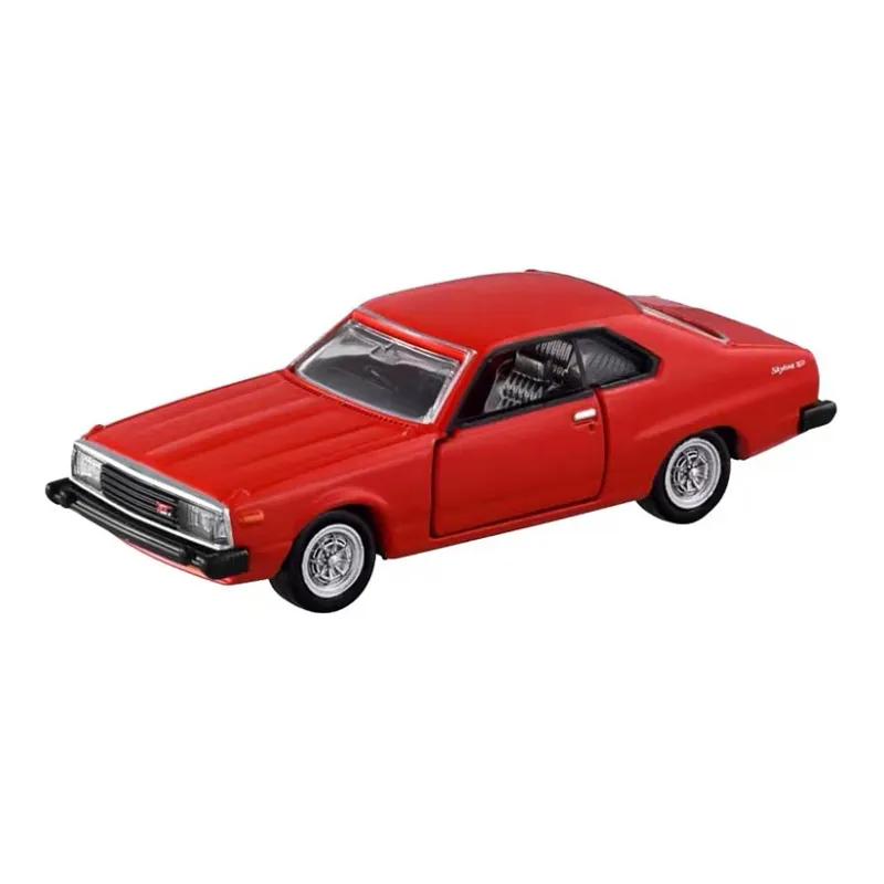 TAKARA TOMY Alloy Car Flagship, Red Box TP08 Size, Nissan Skyline 2000GT Sports Car Assembled Models Flagship-0