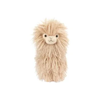 JELLYCAT Farm Animal Collection Light Brown Large Alpaca Dolls Plush Doll 27cm Height