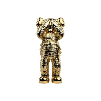 KAWS Figure Print HOLIDAY SPACE Station COMPANION Black/Gold/Silver Trendy Figures 30cm