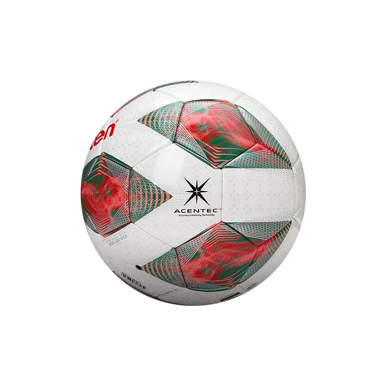 Molten Size 5 Ball Soccer PU Seamless Thermal bonding Unisex Red White-4