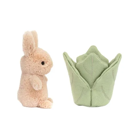 JELLYCAT Animal Bud Bunny Multicolor Dolls Plush Doll 12cm High-1