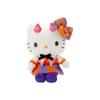 Sanrio Halloween Collection Hello Kitty Orange Dolls Plush Pendant 15cm Height