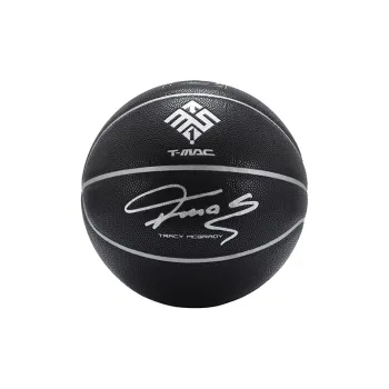 T-Mac Maddie Classic Collection PU Basketball Black Silver Size 7 Training Unisex