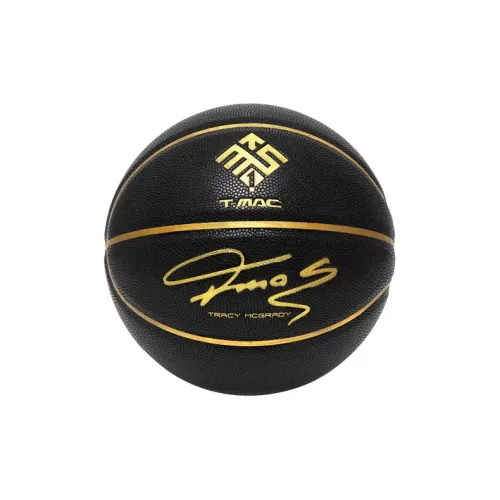 T-Mac Maddie Classic Collection PU Basketball Black Gold Size 7 Training Unisex