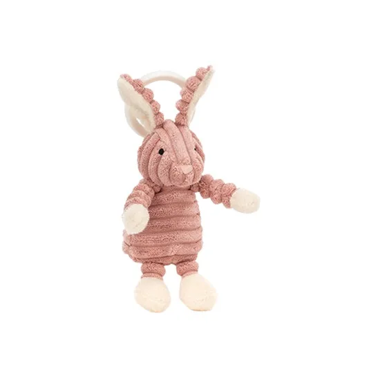 JELLYCAT Bunny Collection Corduroy Rabbit Charm Ring Dolls Plush Doll 15cm High-1