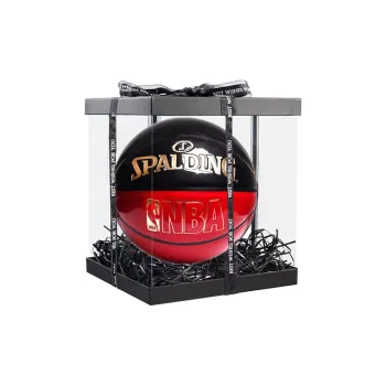 SPALDING PU Basketball Red Black Size 7 Ball Training Unisex