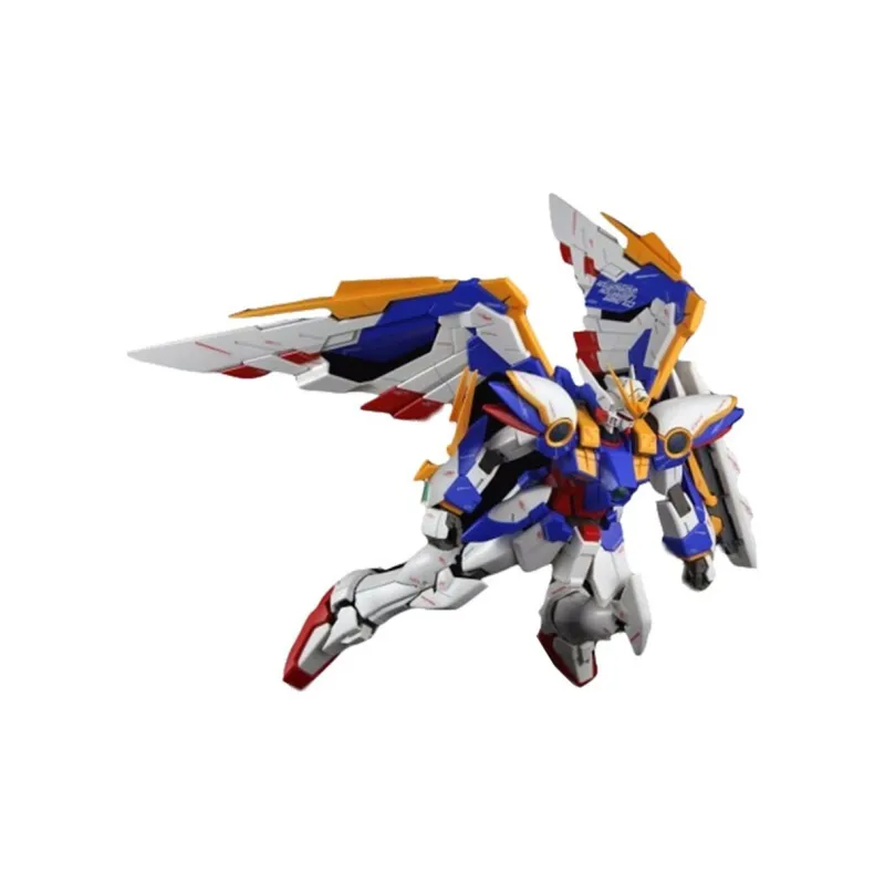 BANDAI MG 1 100 Mobile Suit Gundam Wing  Endless Waltz XXXG 01W Wing Gundam Card Edition Model Kits 18cm-1