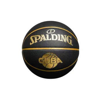 SPALDING CUBA League Series PU Basketball Black Size 7 Training Unisex