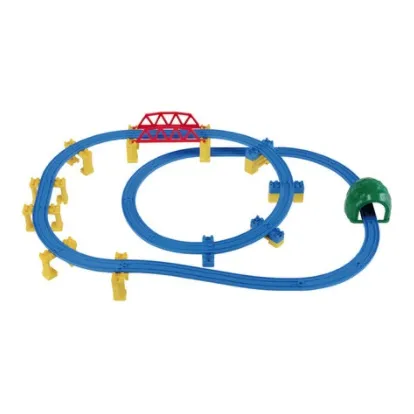 TAKARA TOMY Three Section Electric Train Slope Track Set Assembled Models 13.5cm