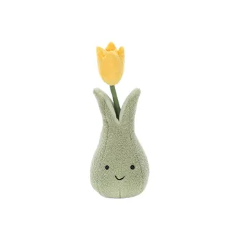 JELLYCAT Fun Plant Bud Anemone Yellow Dolls Plush Doll 22cm Height