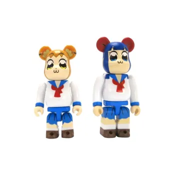 BE@RBRICK Popte 2 Pack White