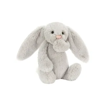 JELLYCAT Bashful Silver Bunny Stuffed Animal