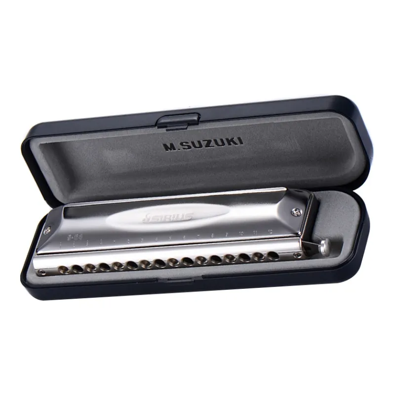 SUZUKI Suzuki Sirius-64C Sirius Collection C Tuning 16-Hole 64-Note Semitone Harmonica-1