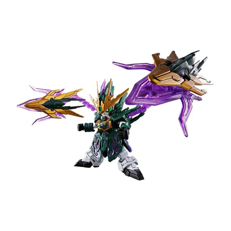BANDAI BB Warrior SD SD Gundam World Sangoku Soketsuden Zhang He Dual Headed Dragon Gundam Model Kits-2