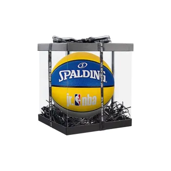 SPALDING Small Ball Collection PU Basketball Blue Yellow White Multicolor Size 4 Training Match Kids'
