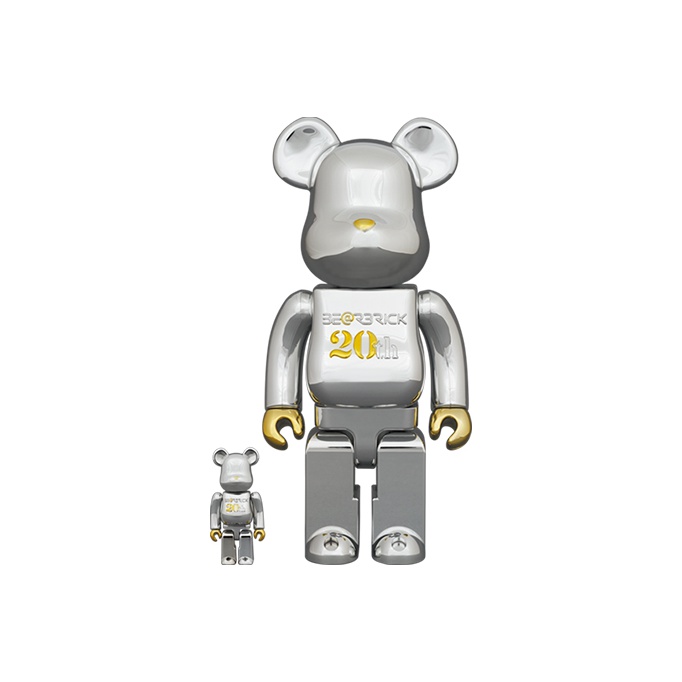 MEDICOM TOY - BE@RBRICK 伊藤若冲「桃花小禽図」100％ & 400