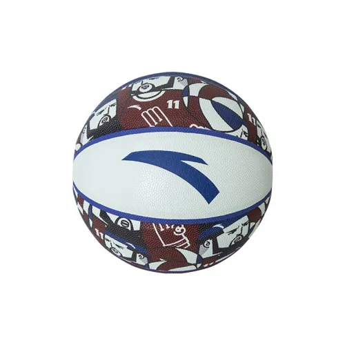 Anta KT6 PU Basketball Red Blue White Size 7 Ball Match Unisex