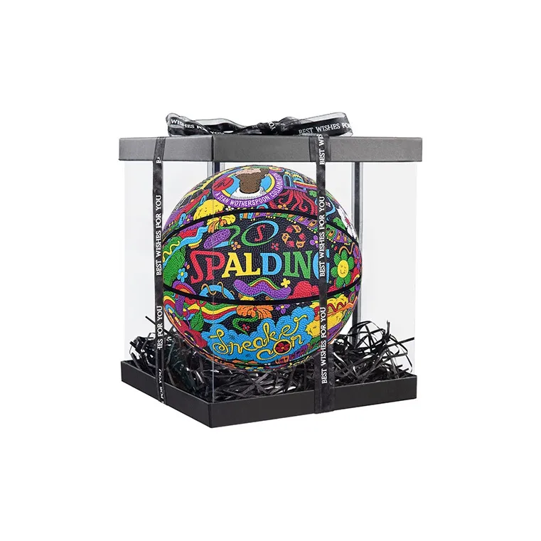 SPALDING x SneakerCon Co branded Collection PU Basketball Multicolor Size 7 Training Unisex-2