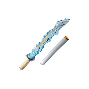 BANDAI Sizes DX Demon Slayer Kimetsu No Yaiba, Zenitsu Agatsuma, Sunwheel Sword Model Accessories