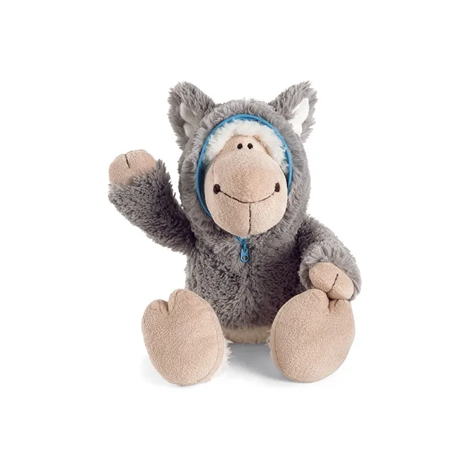 NICI Meow Sheep Collection Jolly Mah Wool Sheep, Gray White Dolls Plush Doll 35cm Height-2