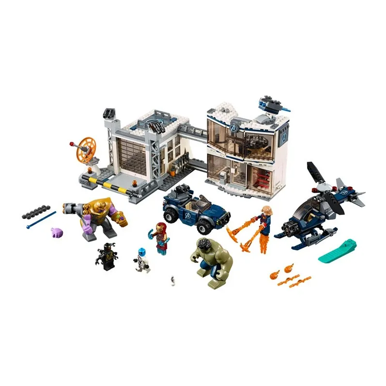 LEGO Super Hero Collection Marvel, The Avengers, Final Battle At The Base Building Blocks 76131-2