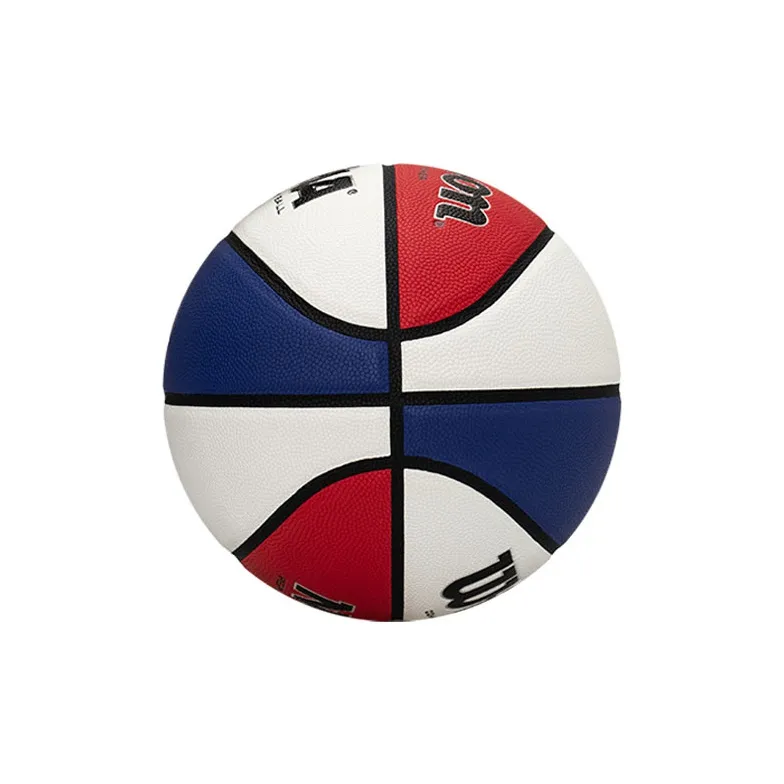 Wilson NCAA Collection WTB0927IB07CN PU Basketball Red White Blue Size 7 Training Unisex-2