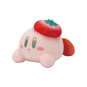 BANPRESTO Kirby Ichiban Kuji A Reward Strawberry Beret Kirby Dolls Plush Doll 26cm Height
