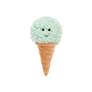 JELLYCAT Fun Food Collection Charming Mint Ice Cream Dolls Plush Doll 18cm High