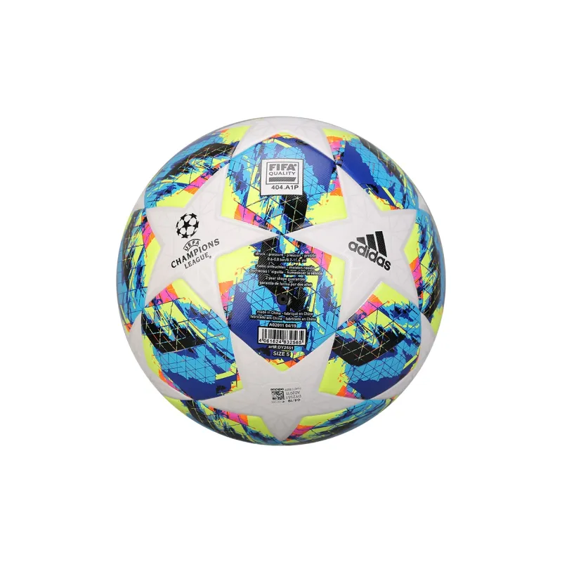 Adidas Size 5 Ball Soccer TPU Machine Stitched Soccer Ball Unisex White Multicolor-3