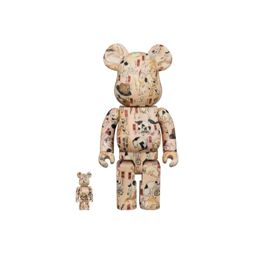 BE@RBRICK Kuniyoshi Utagawa 'Fifty three Cat Cats'
